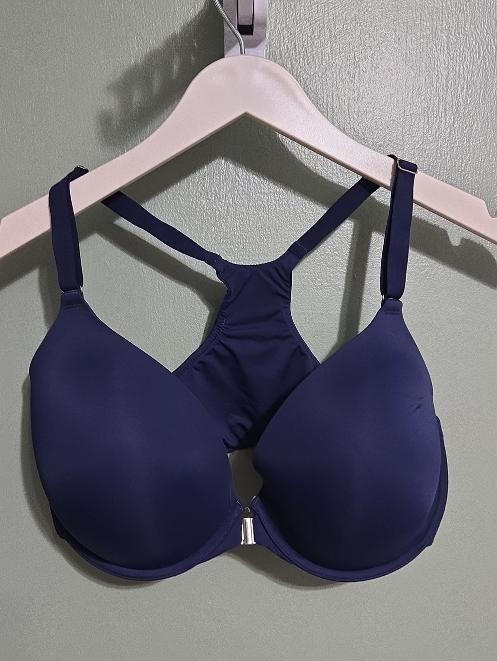 Soma Deep Navy Racerback Front Closure Bra